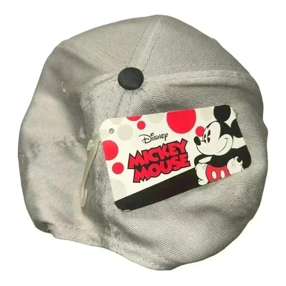 NET Embroidered Mickey Mouse Ball Cap Hat, Snapback, Disney gray Black - Picture 4 of 8